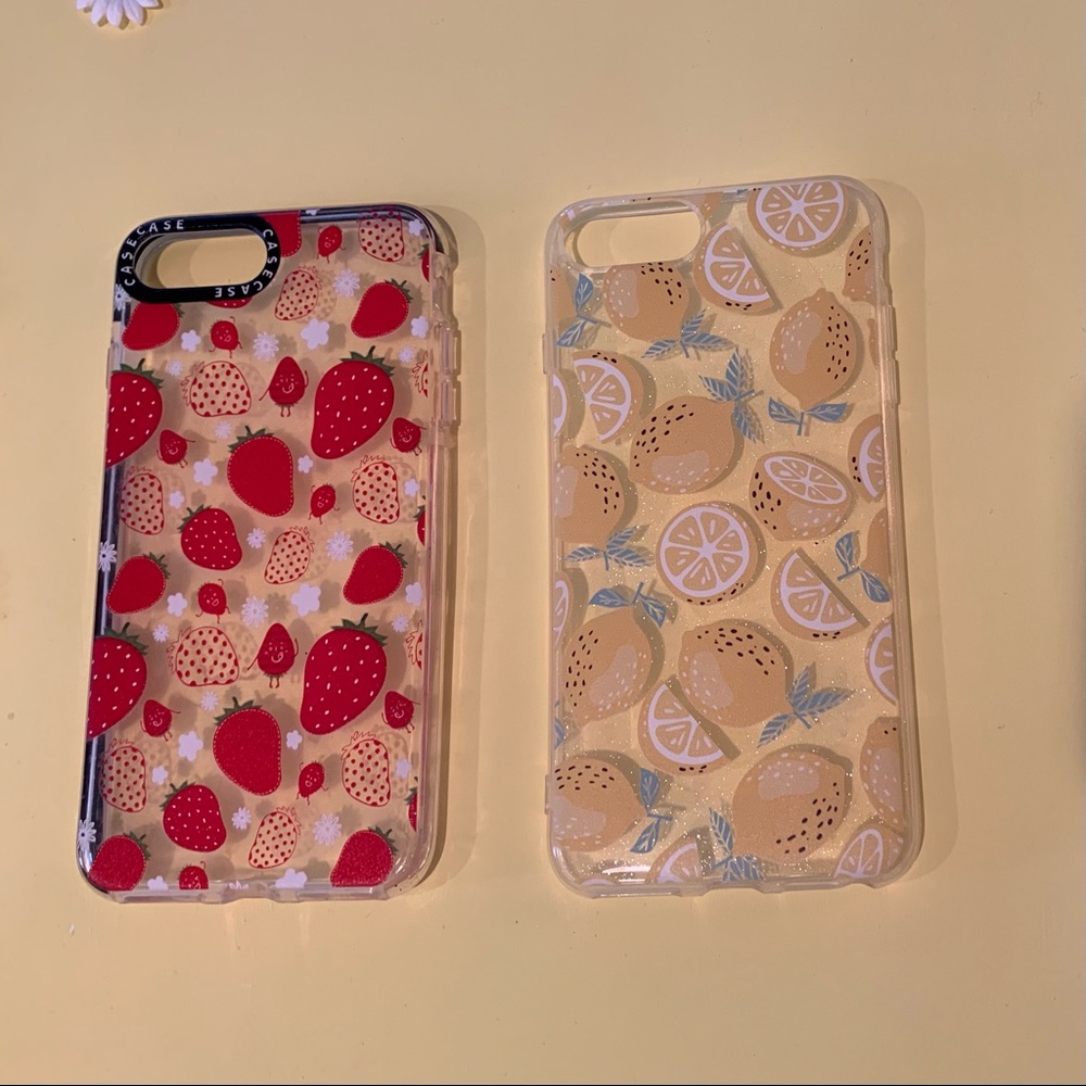 Fruit Strawberry/Lemon iPhone 7/8 Plus Cases